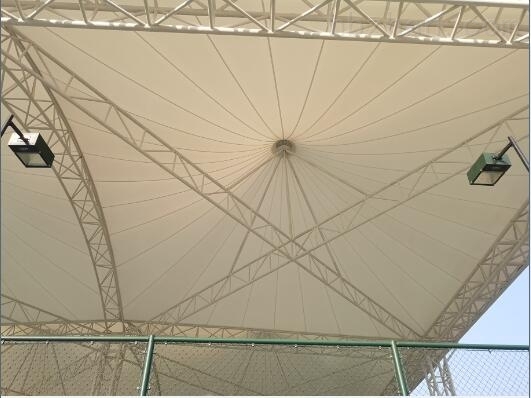 无-ptfe 张拉结构膜pvdf 棚顶穹顶张拉膜