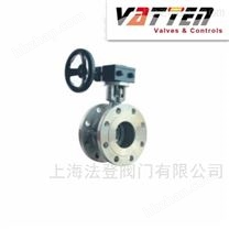 手動法蘭不銹鋼硬密封蝶閥